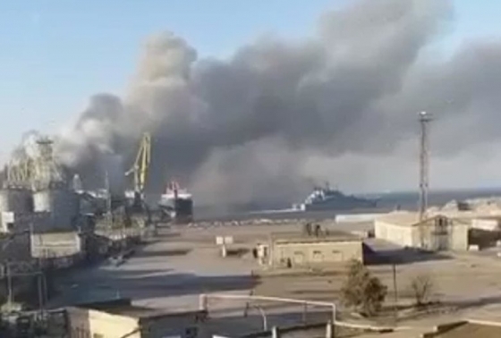 &quot;Кацапский пропагандон года&quot;: Госпогранслужба поблагодарила пропагандиста Гвоздева за репортаж из Бердянска об уничтоженном сегодня корабле &quot;Орск&quot;