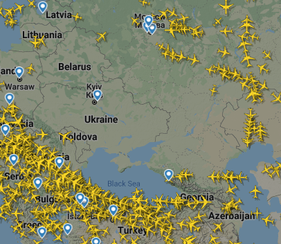 В россии продлили запрет на полеты в аэропорты юга и центра страны до 1 апреля 