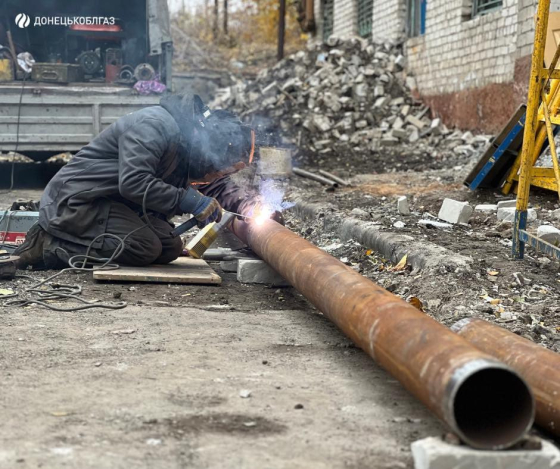 Газовики розповідають про роботи виконані у Краматорську протягом минулого тижня