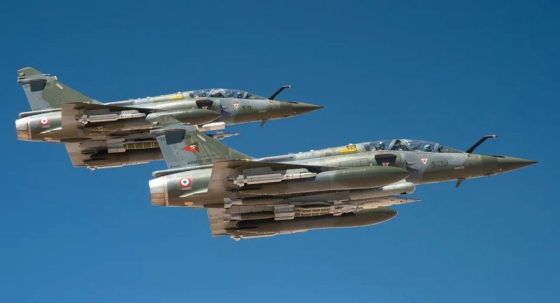 Повітряні Сили вперше застосували французькі винищувачі Mirage-2000