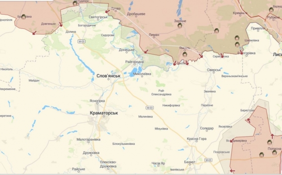 Окупанти намагаються наступати на Слов&#039;янськ, обстріляли Миколаївку: ситуація на фронті у Краматорському районі 7 червня
