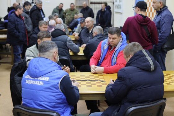 В Краматорську відбувся турнір з гри в доміно серед підприємств міста