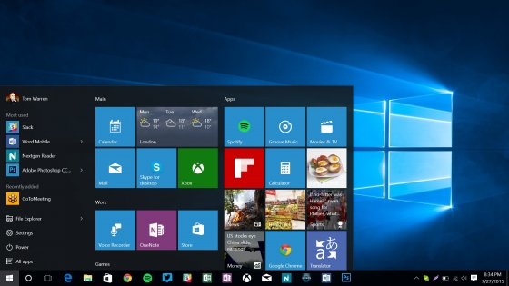 Microsoft выпустила первое крупное обновление для Windows 10 