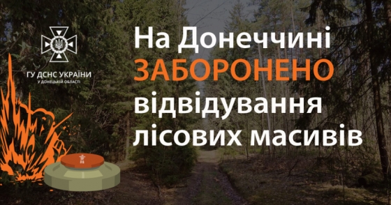 Майже кожна друга пожежа на Донеччині виникає в результаті потрапляння ВНП