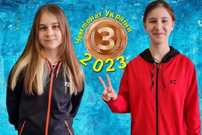 Бадмінтоністки з Краматорського району здобули бронзу на Чемпіонаті України