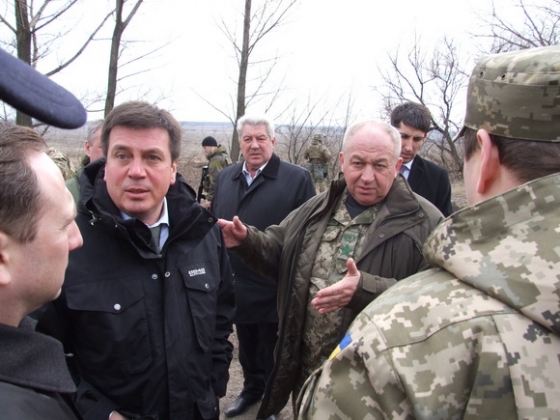 Строительство фортификационных сооружений на Востоке Украины