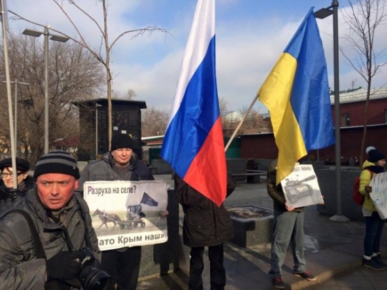В Москве митинговали против оккупации Украины: Кремль толкает людей на убийство - это не наша война