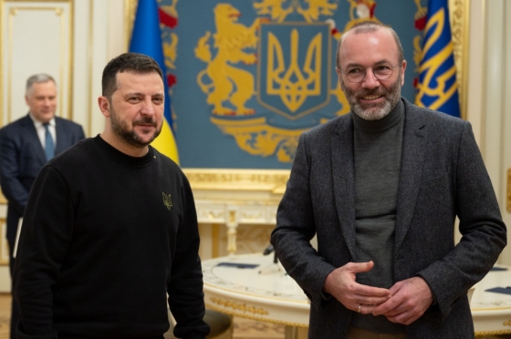 Зеленський та лідер Європейської народної партії Вебер обговорили безпекову ситуацію в Україні