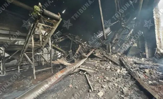 Що відомо про завод з виробництва штучних футбольних полів, який росіяни нещодавно знищили у Краматорську
