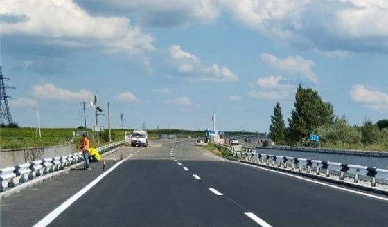 На Донеччині завершили ремонт мосту, який розташований на виїзді з області