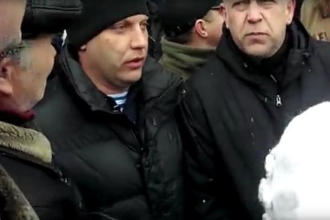 Захарченко засняли в рядах противников &quot;русской весны&quot; (видео)