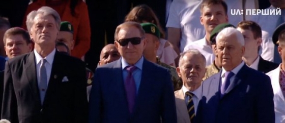 Кравчук, Кучма и Ющенко посетили официальное шествие. Порошенко был на памятных мероприятиях в Минобороны