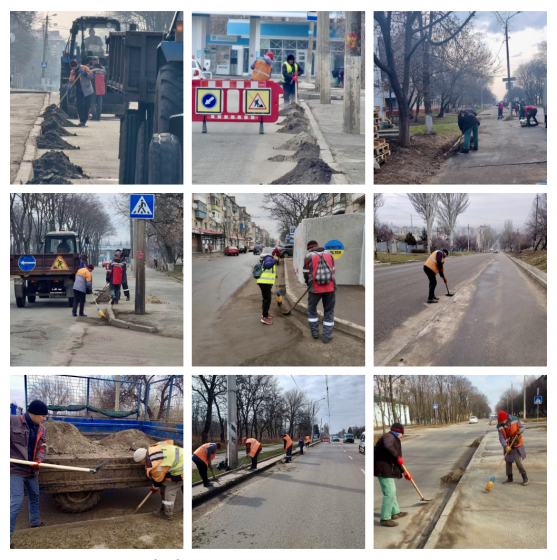 У Краматорську продовжується весняне прибирання міста 
