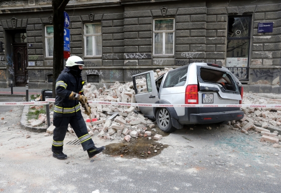 В столице Хорватии произошло два землетрясения за день