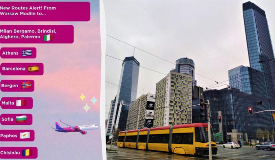 Wizz Air запускає одразу 11 нових маршрутів з Варшави