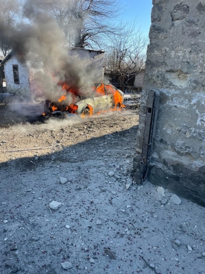Наслідки обстрілу Костянтинівки на Донеччині