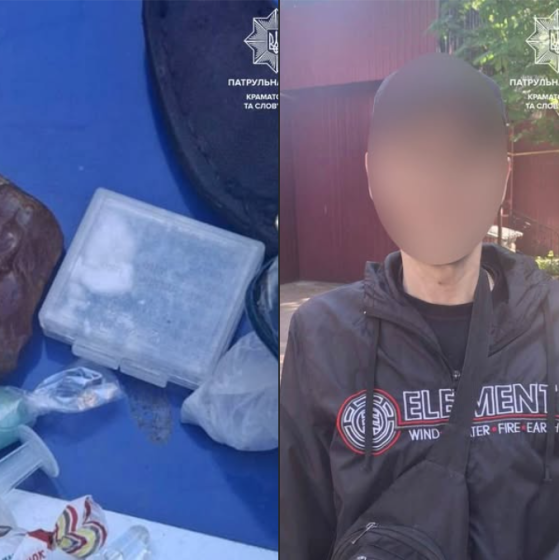 Патрульні виявили, ймовірно, наркотичну речовину у місцевого мешканця