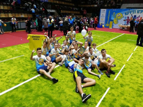 Школьники из Краматорска достойно представили Донецкую область и стали призёрами Всеукраинского спортивно-массового мероприятия