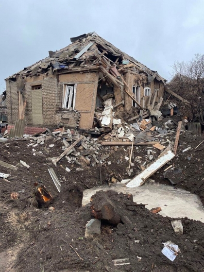 Рашисти обстріляли приватний сектор Краматорську 