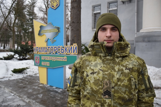 В Краматорске пограничник спас из горящего дома семью из четырех человек 