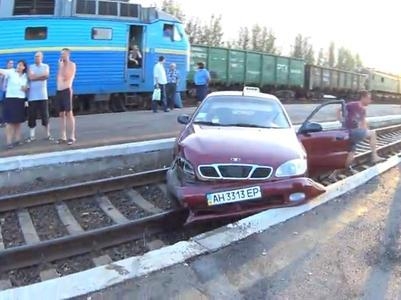В Константиновке произошло необычное ДТП