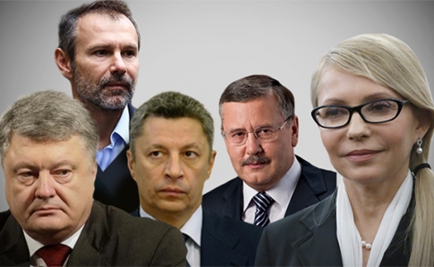 В украинцев нет явного фаворита среди кандидатов в президенты