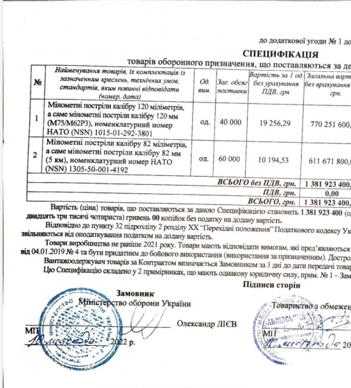 У Міноборони хотіли отримати відкат з контракту з &quot;Львівським арсеналом&quot;, - розслідування журналістів
