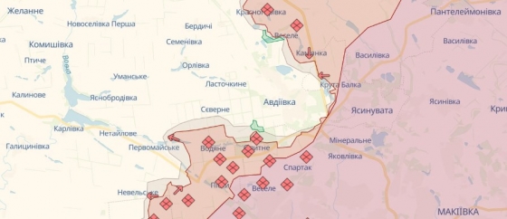 Під натиском ЗСУ окупанти відступили з позицій біля Авдіївки