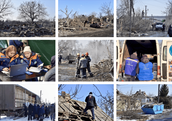 У Краматорську триває ліквідація наслідків ворожого обстрілу 25 лютого