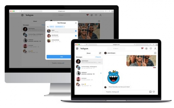 В веб-версии Instagram появились личные сообщения