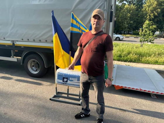 Мобільний гуманітарний центр «Мій Часів Яр» надає гуманітарну допомогу мешканцям Донеччини