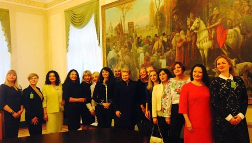 Делегация краматорчанок