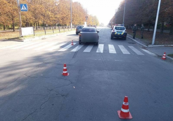 В Краматорске на пешеходном переходе сбили женщину