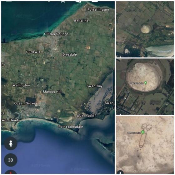 Спутники Google Earth засняли 50-метровый пенис на поверхности Земли (фото)