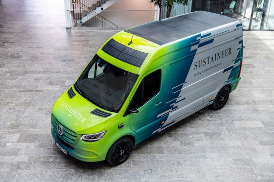 Электрический Mercedes-Benz Sprinter получил уникальный ремень безопасности с подогревом