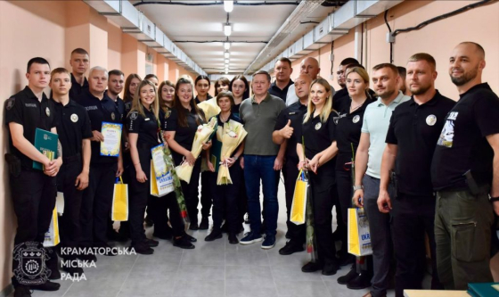 У Краматорську поліцейських привітали з професійним святом