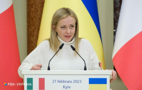 Мелоні назвала економічну підтримку Росії Китаєм предметом &quot;великих розбіжностей&quot;