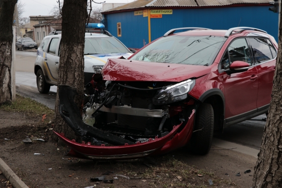 В центре Славянска произошло ДТП