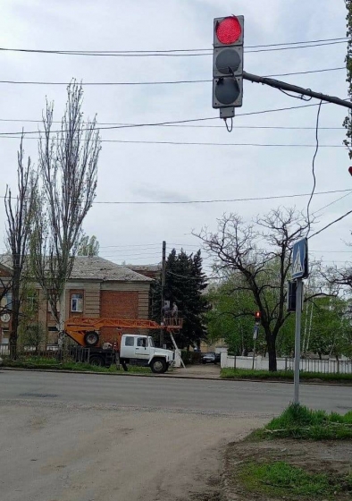 У Краматорську відновили роботу пошкодженого світлофора