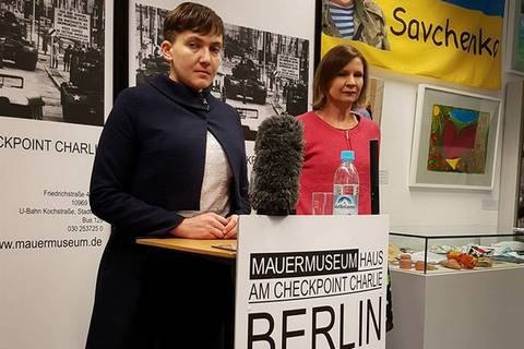 Савченко назвала Захарченко и Плотницкого умными и уставшими от войны людьми