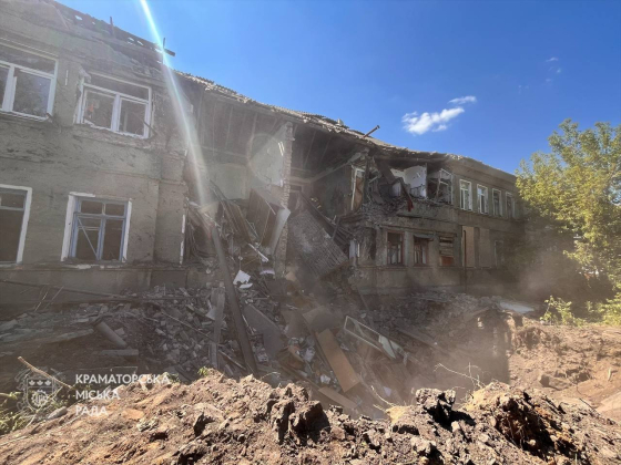 Російська мразота знову обстріляла Краматорськ