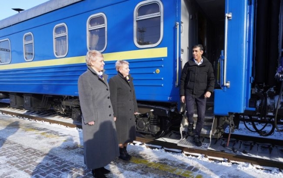 До Києва з візитом прибув прем&#039;єр Британії Сунак