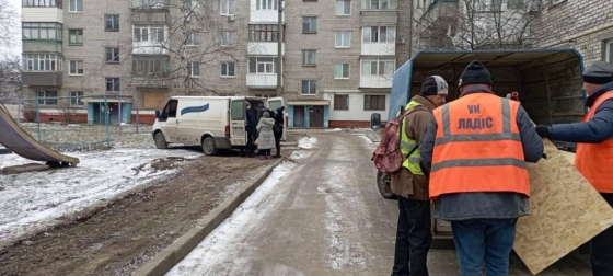У Краматорську ліквідовують наслідки російського ракетного удару 22 січня