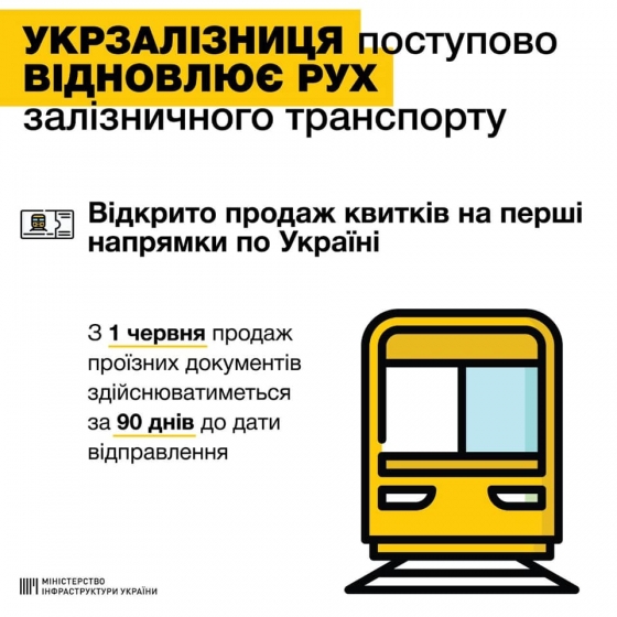 В Украине билет на поезд можно будет купить за 90 дней до даты отправления - Криклий 