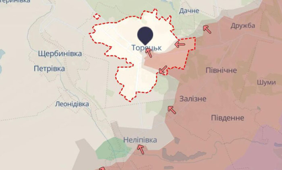Окупанти захопили майже половину Торецька