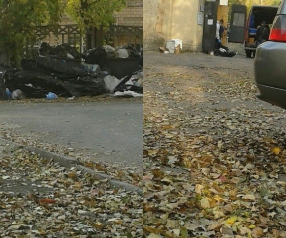 Жуткие кадры: в оккупированном Донецке тела умерших от COVID-19 складывают прямо во дворе больницы 