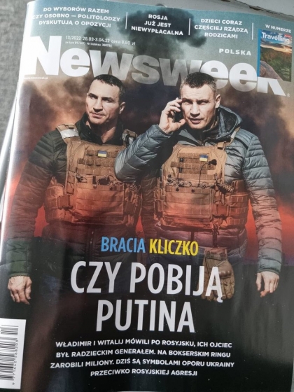 Побьют ли Путина? - на обложке издания &quot;Newsweek&quot; появились братья Кличко