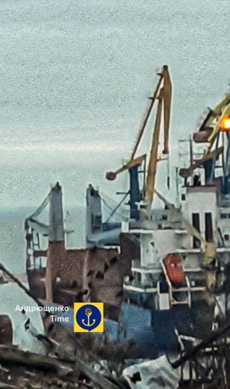У порту окупованого Маріуполя загарбники третій день поспіль вантажать зерно для вивезення в РФ, - Андрющенко