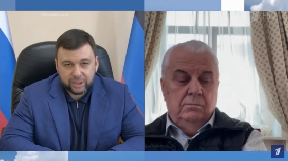 «Его не предупредили». Арестович объяснил эфир Кравчука с Пушилиным на российском телеканале 