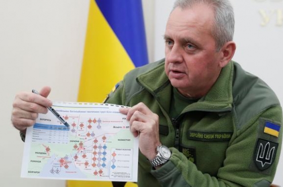 Муженко: Угроза военного вторжения со стороны России на сегодня самая высокая с 2014 года 